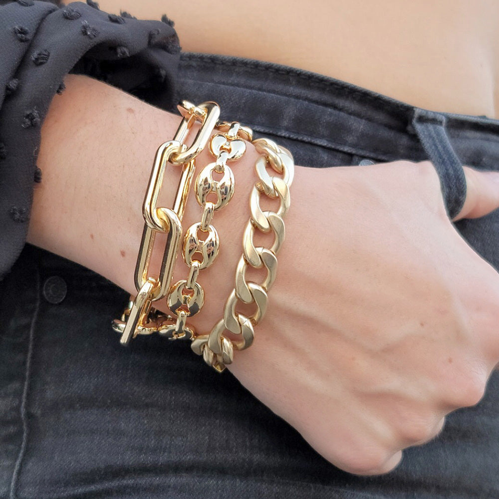 Chain Link  Bracelet Collection