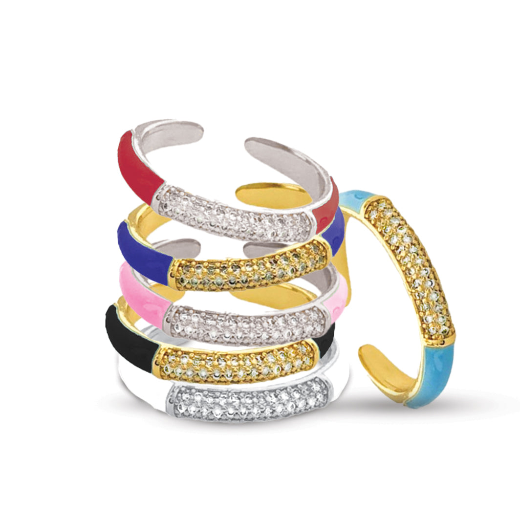 Enamel Rings – Maya J