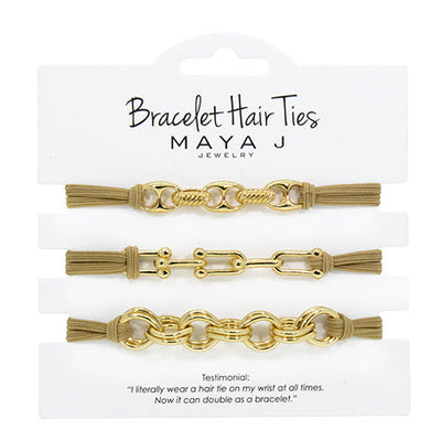 Hair tie bracelets set in Laguna by Gypsea Bands