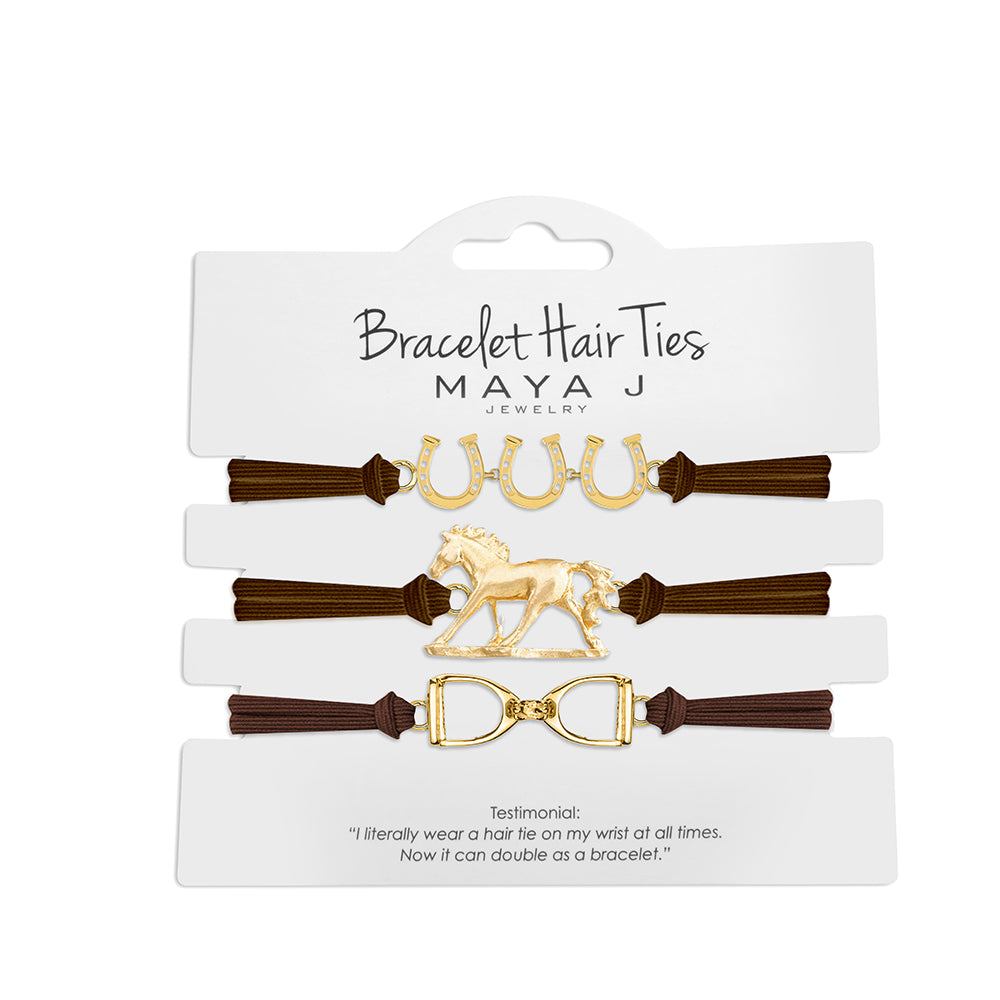 JAMIRAY/BAMBOO MOTIF HAIR TIE