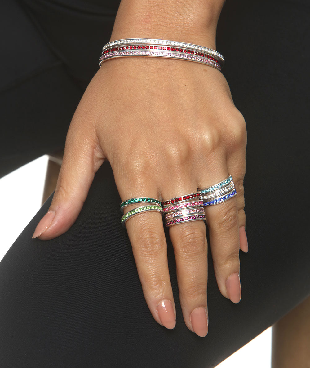 Birthstone Stack Rings Birthstone Stackable Rings – Maya J