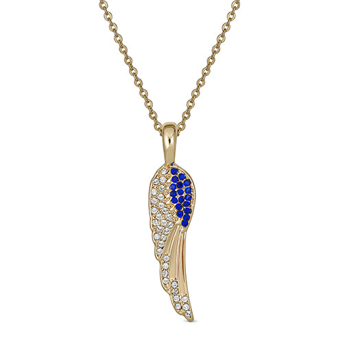 Birthstone Angel Wings Necklace – Maya J
