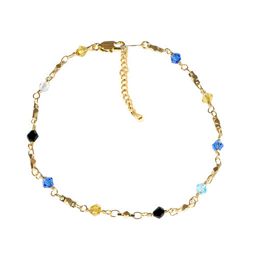 MULTICOLOR ANKLET - U3316,W – Maya J