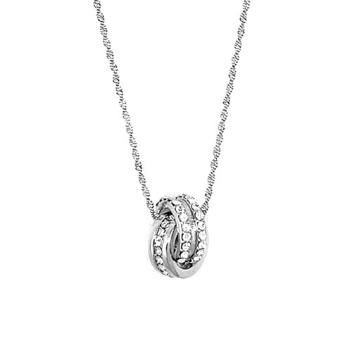 Premium Austrian Crystal Knot Necklace - N4050 – Maya J